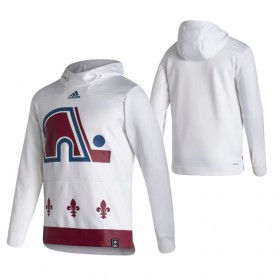 Colorado Avalanche Blank 2020-2021 Reverse Retro Pullover Hooded Sweatshirt - Herre